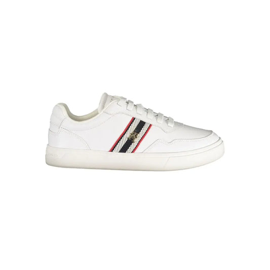 Tommy Hilfiger Weißer Polyester-Sneaker Tommy Hilfiger