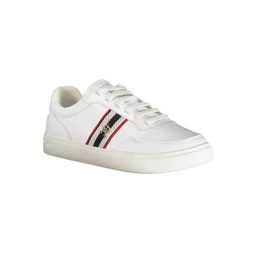 Tommy Hilfiger Weißer Polyester-Sneaker Tommy Hilfiger