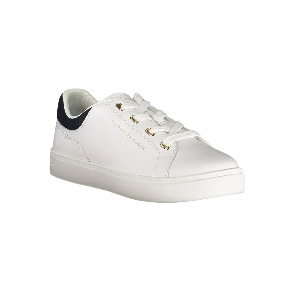 Tommy Hilfiger Weißer Polyester-Sneaker Tommy Hilfiger