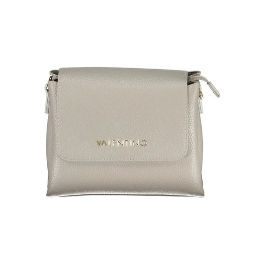 Mario Valentino Grau-weiße Polyethylen-Handtasche Mario Valentino