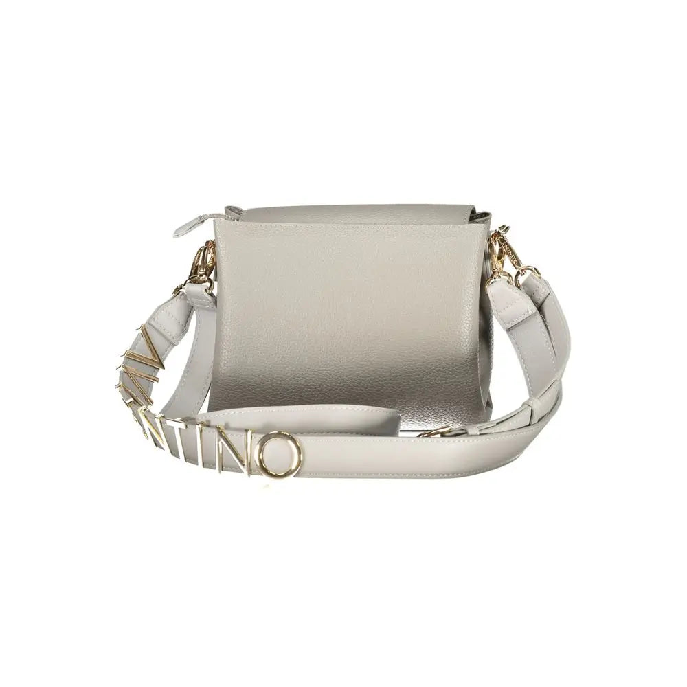 Mario Valentino Grau-weiße Polyethylen-Handtasche Mario Valentino