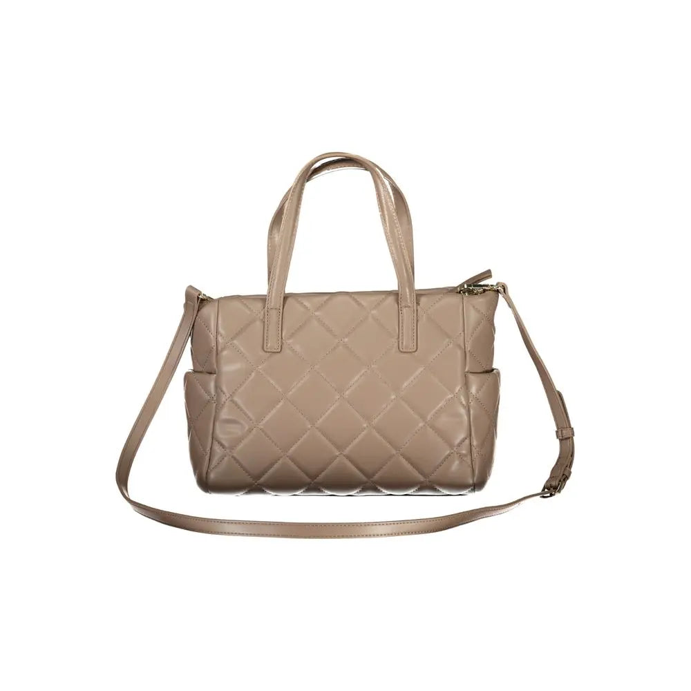 Mario Valentino Braune Polyethylen-Handtasche Mario Valentino