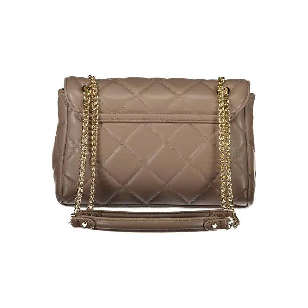 Mario Valentino Braune Polyethylen-Handtasche Mario Valentino
