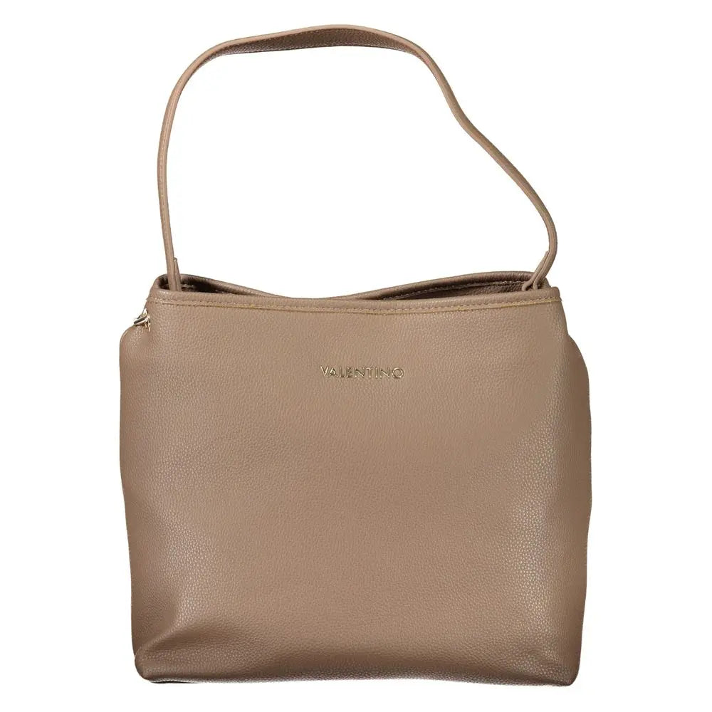 Mario Valentino Braune Polyethylen-Handtasche Mario Valentino
