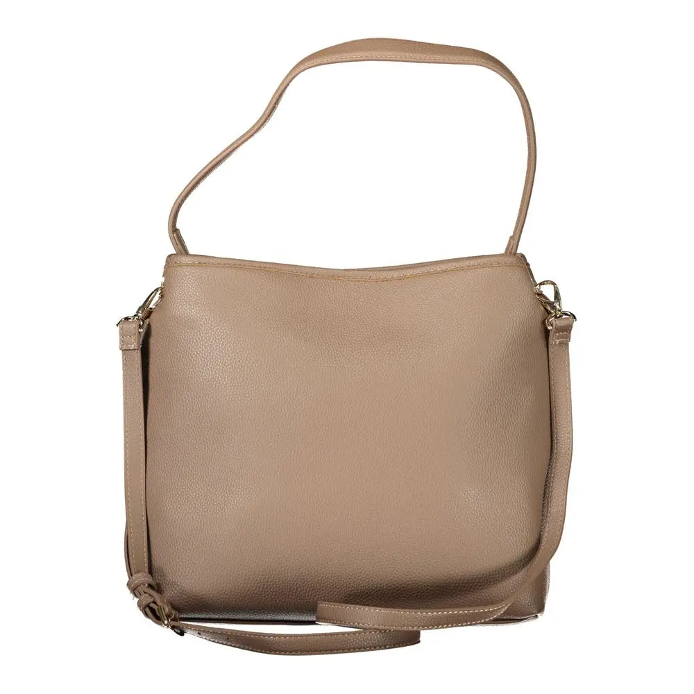 Mario Valentino Braune Polyethylen-Handtasche Mario Valentino