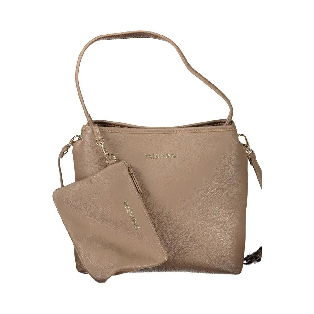 Mario Valentino Braune Polyethylen-Handtasche Mario Valentino