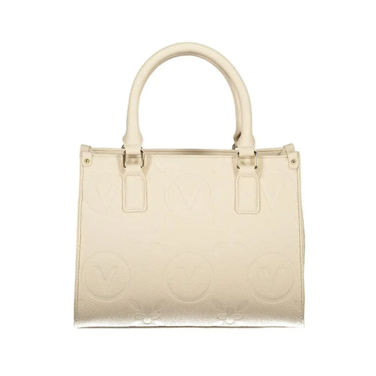Mario Valentino Beigefarbene Polyethylen-Handtasche Mario Valentino