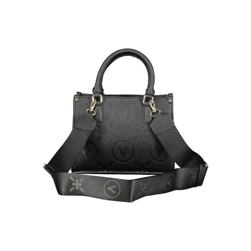 Mario Valentino Schwarze Polyethylen-Handtasche Mario Valentino