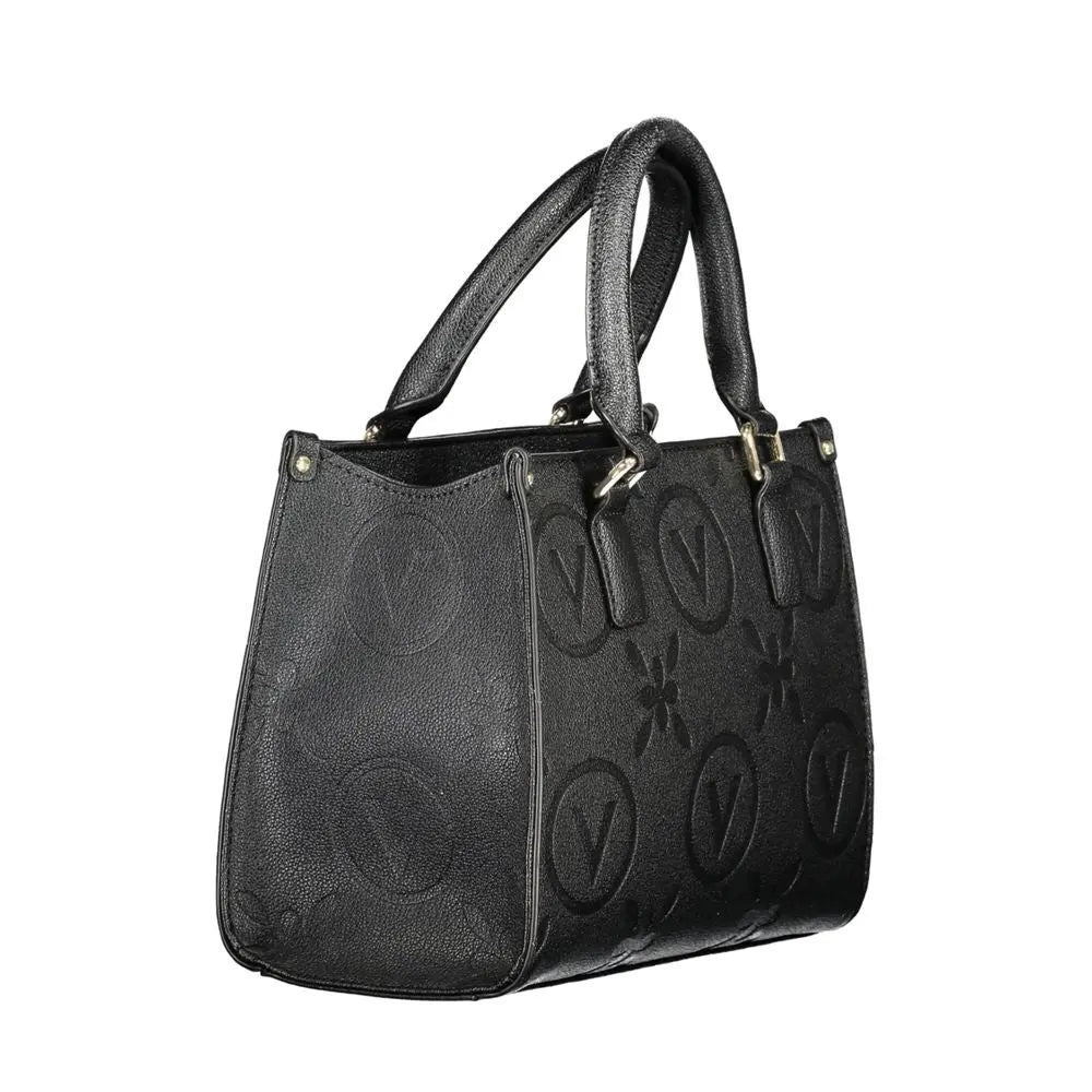 Mario Valentino Schwarze Polyethylen-Handtasche Mario Valentino