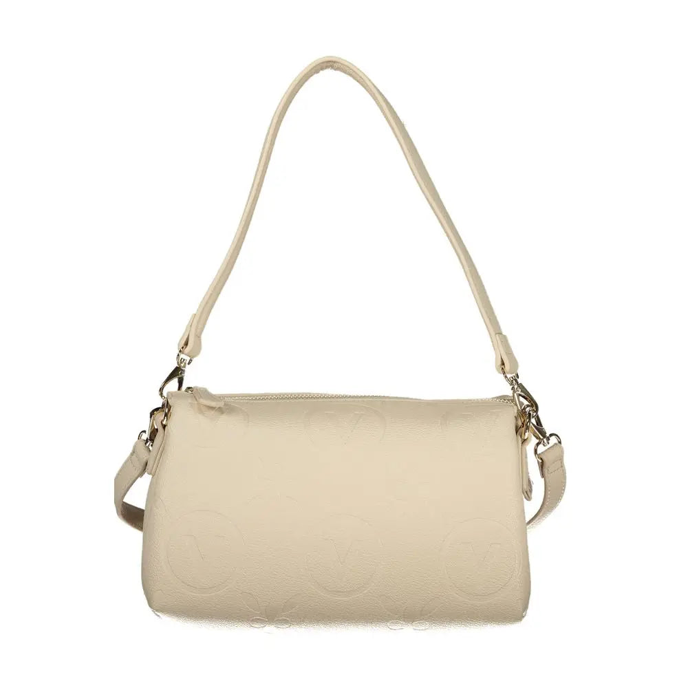 Mario Valentino Beigefarbene Polyethylen-Handtasche Mario Valentino
