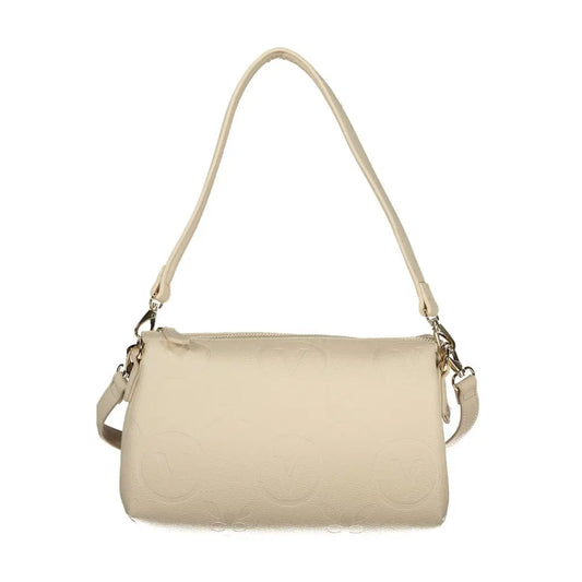 Mario Valentino Beigefarbene Polyethylen-Handtasche Mario Valentino