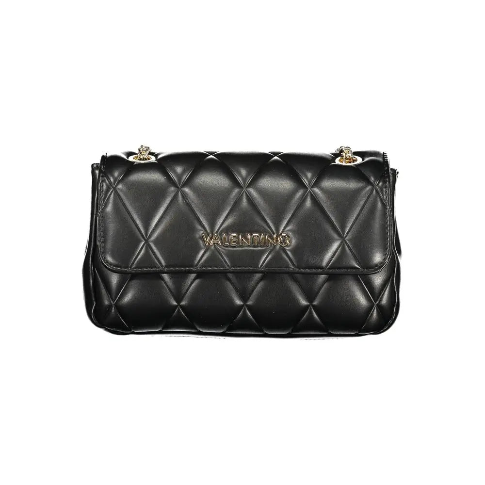 Mario Valentino Schwarze Polyethylen-Handtasche Mario Valentino
