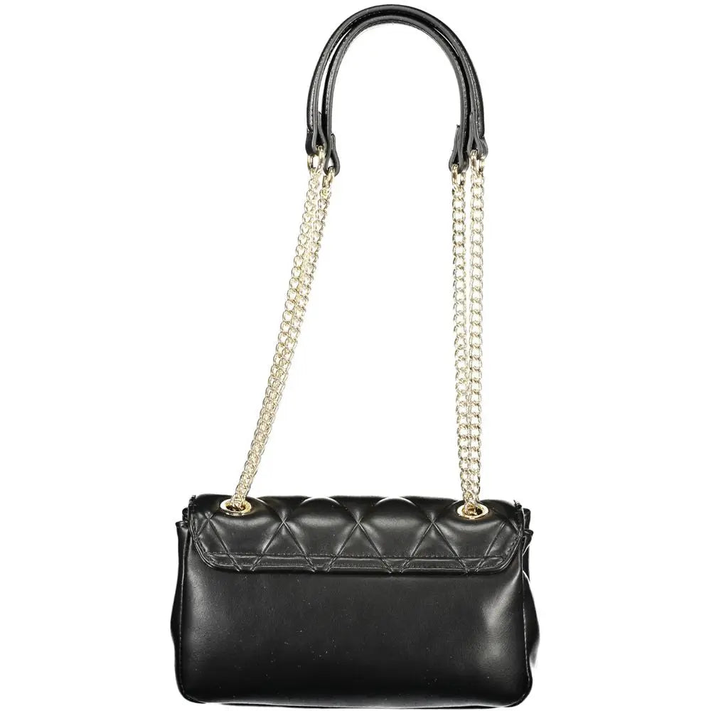 Mario Valentino Schwarze Polyethylen-Handtasche Mario Valentino