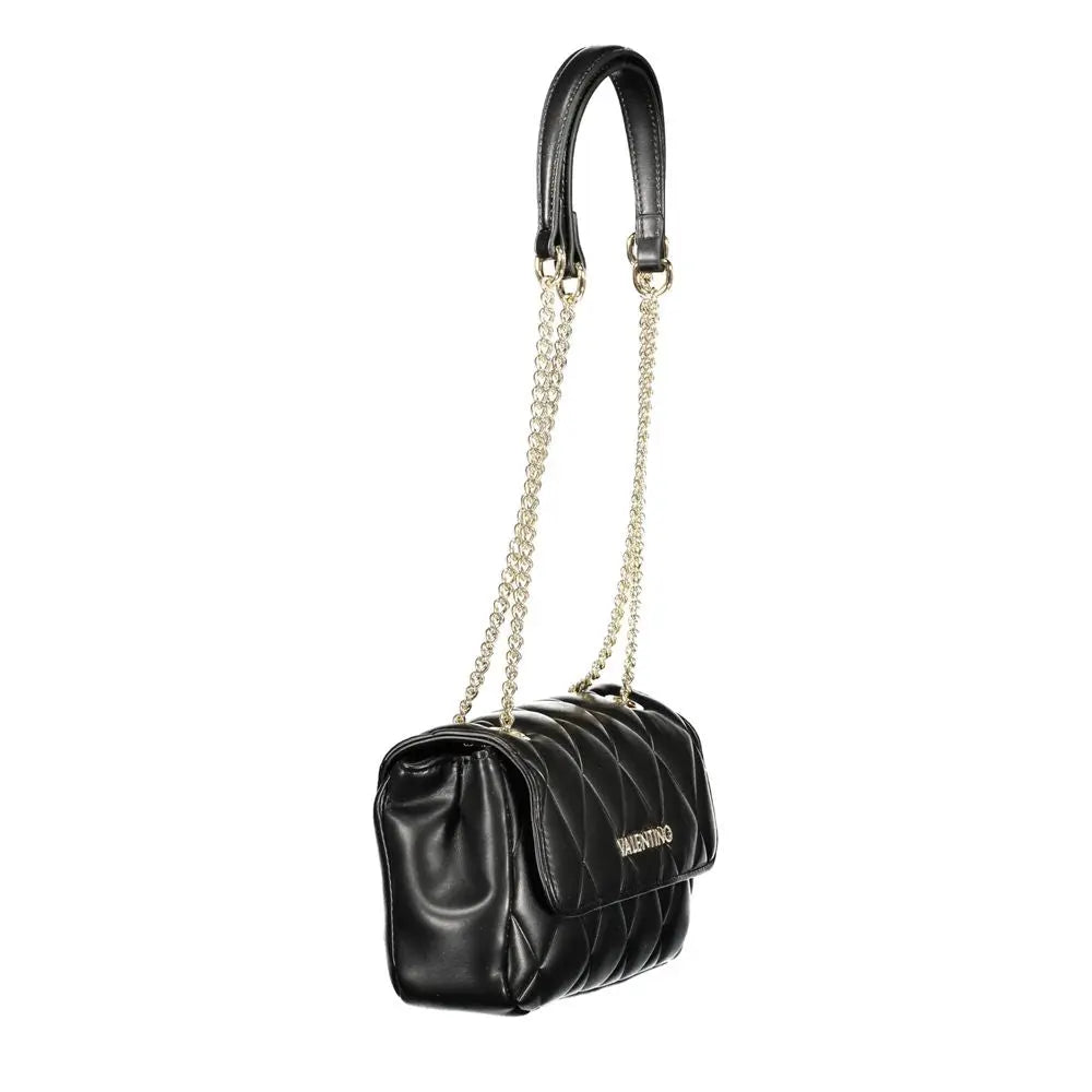 Mario Valentino Schwarze Polyethylen-Handtasche Mario Valentino