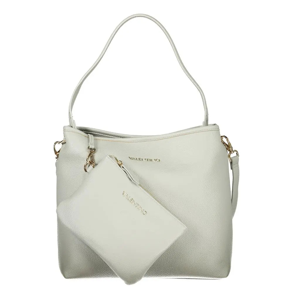 Mario Valentino Grau-Polyethylen-Handtasche Mario Valentino