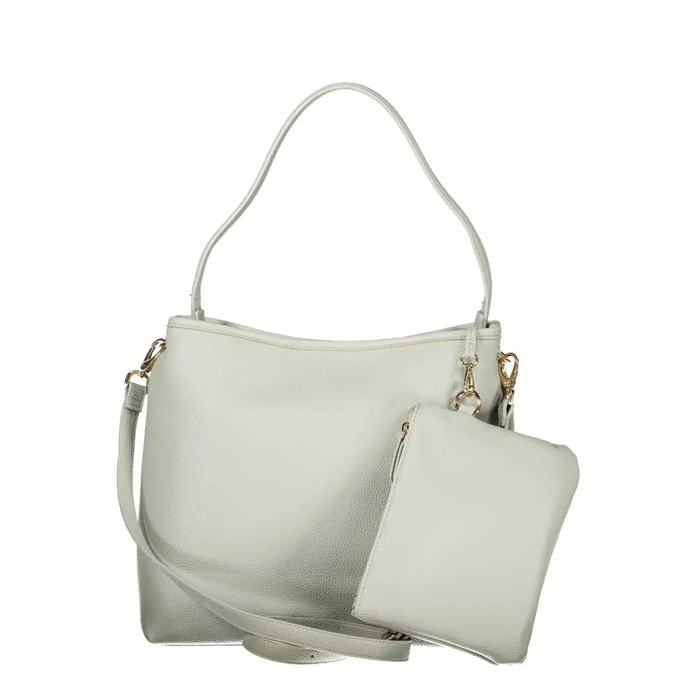 Mario Valentino Grau-Polyethylen-Handtasche Mario Valentino