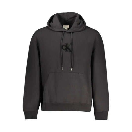 Calvin Klein Baumwoll-Sweatshirt in Schwarz Calvin Klein
