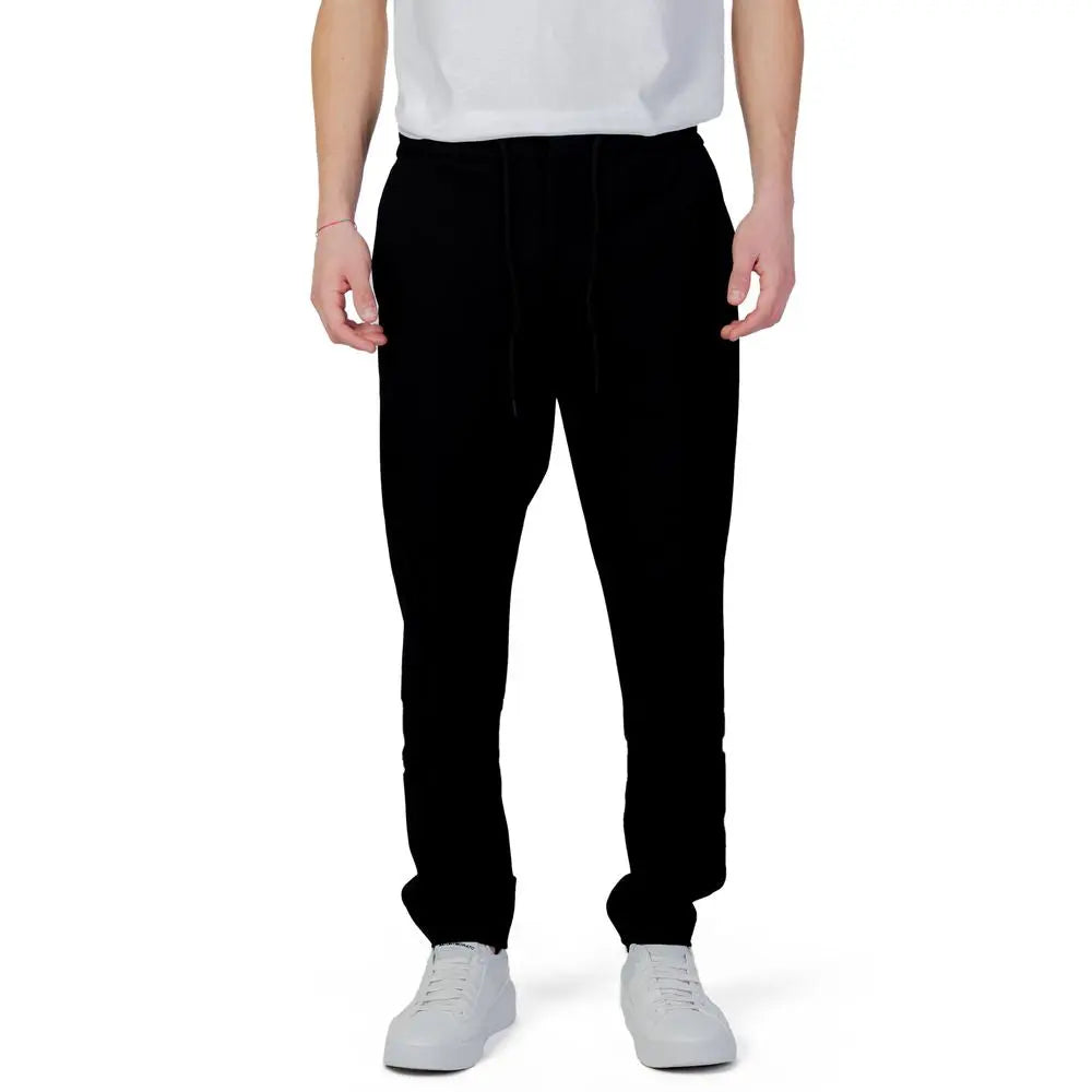 Hugo Boss Schwarze Polyester-Freizeithose Hugo Boss