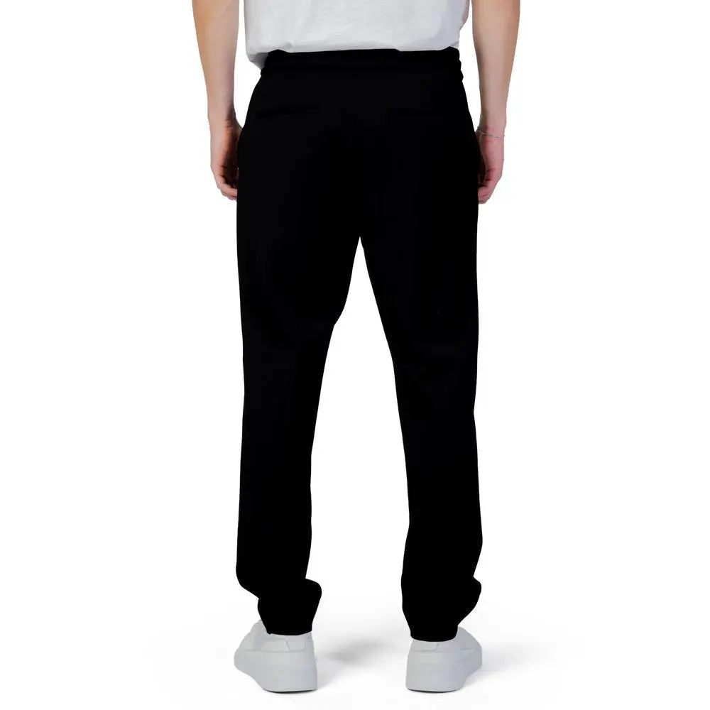 Hugo Boss Schwarze Polyester-Freizeithose Hugo Boss