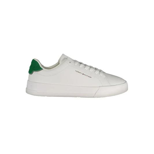 Tommy Hilfiger Weißer Polyester-Sneaker Tommy Hilfiger