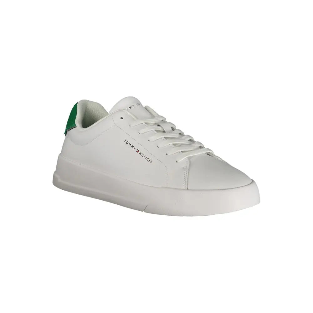 Tommy Hilfiger Weißer Polyester-Sneaker Tommy Hilfiger
