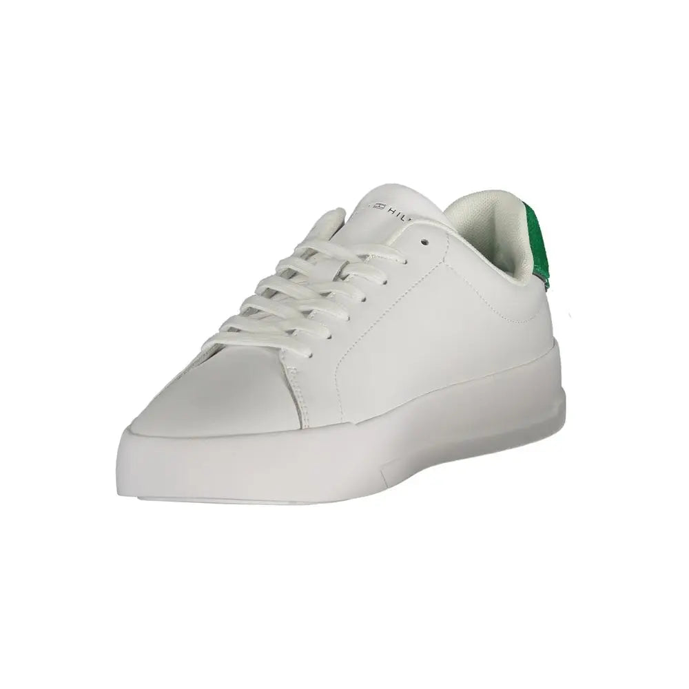 Tommy Hilfiger Weißer Polyester-Sneaker Tommy Hilfiger