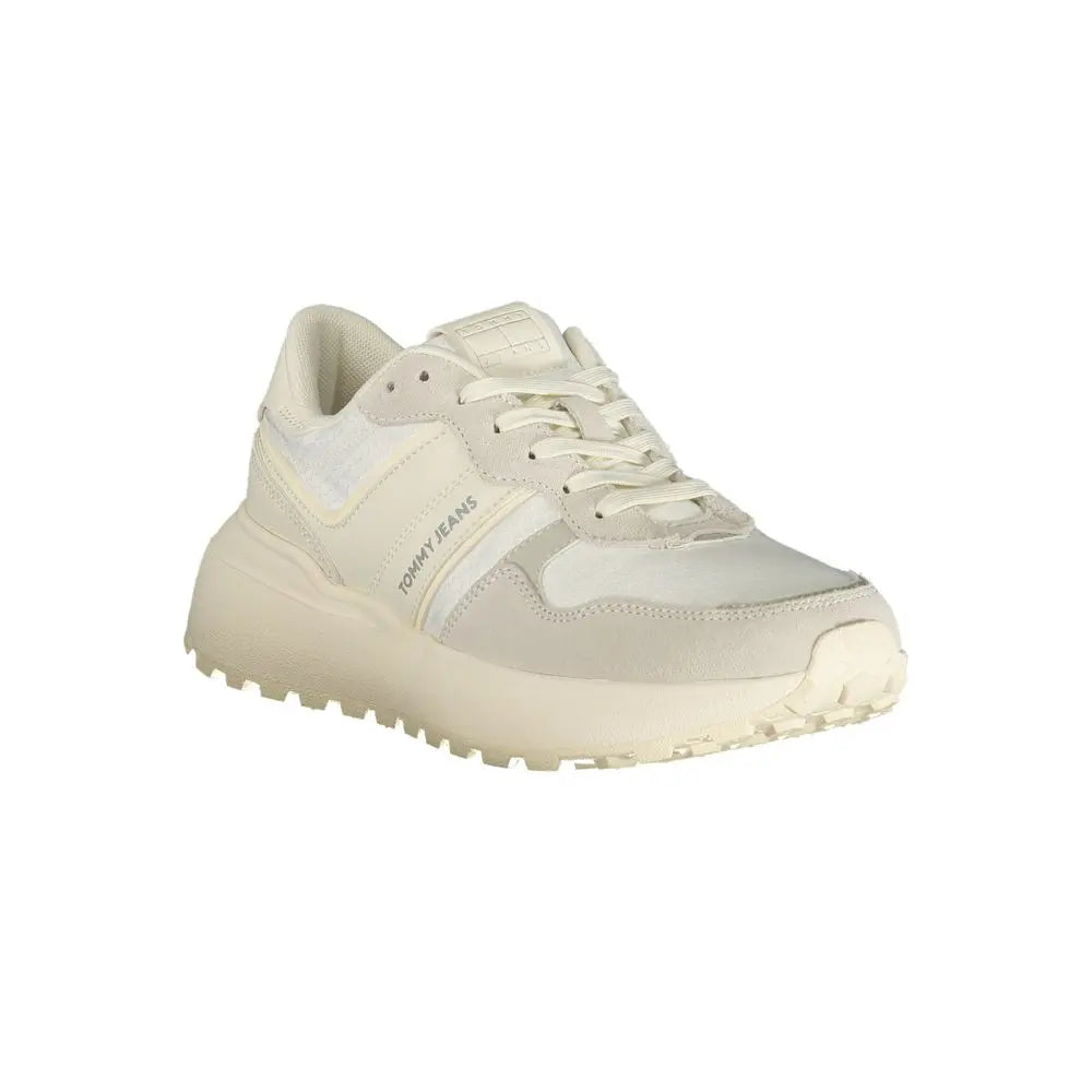 Tommy Hilfiger Weißer Polyester-Sneaker Tommy Hilfiger