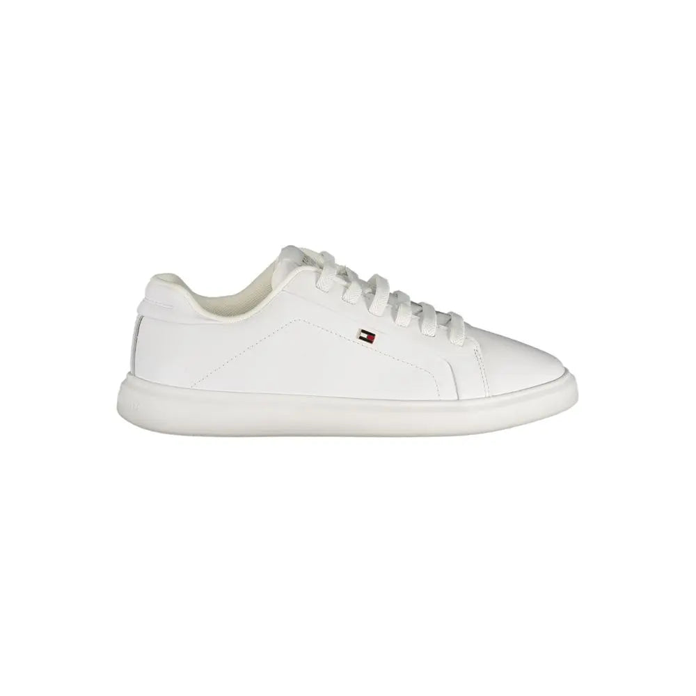 Tommy Hilfiger Weißer Polyester-Sneaker Tommy Hilfiger
