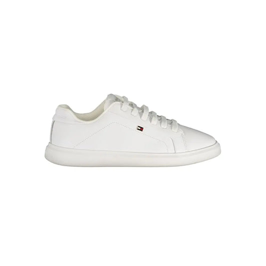 Tommy Hilfiger Weißer Polyester-Sneaker Tommy Hilfiger
