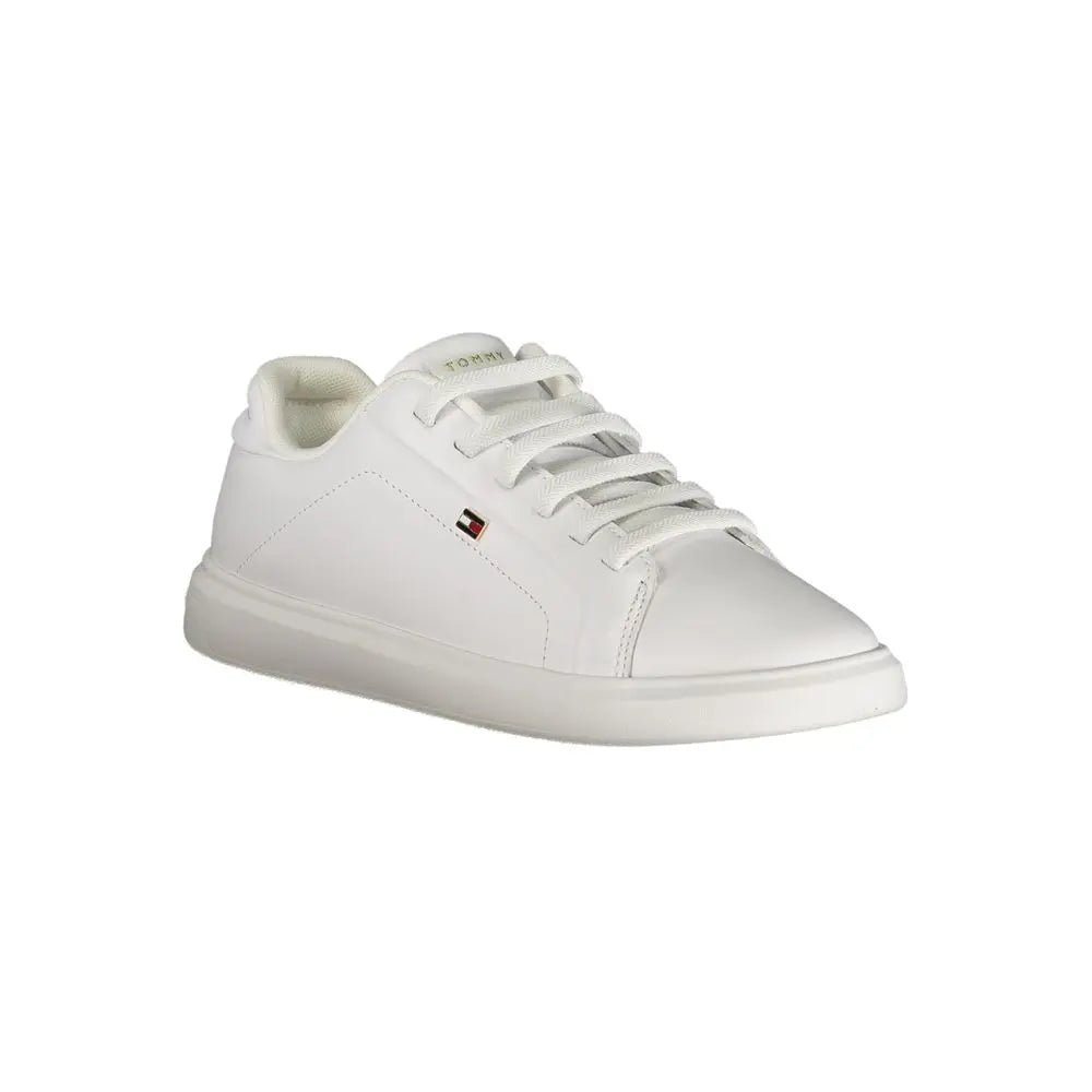 Tommy Hilfiger Weißer Polyester-Sneaker Tommy Hilfiger