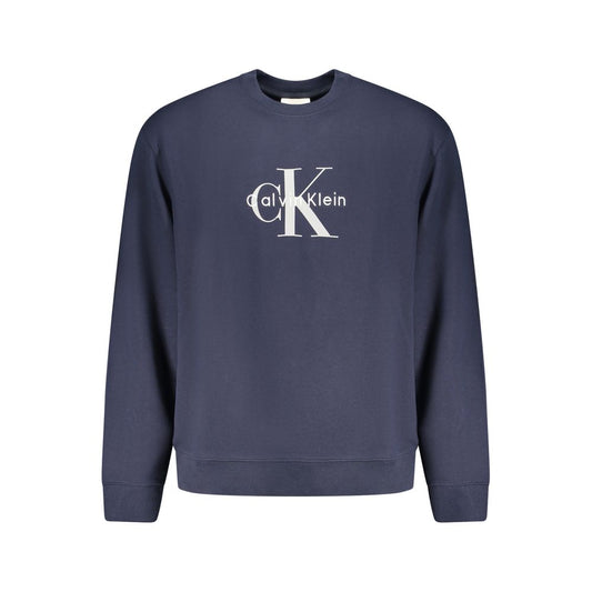 Calvin Klein Baumwoll-Sweatshirt in Blau