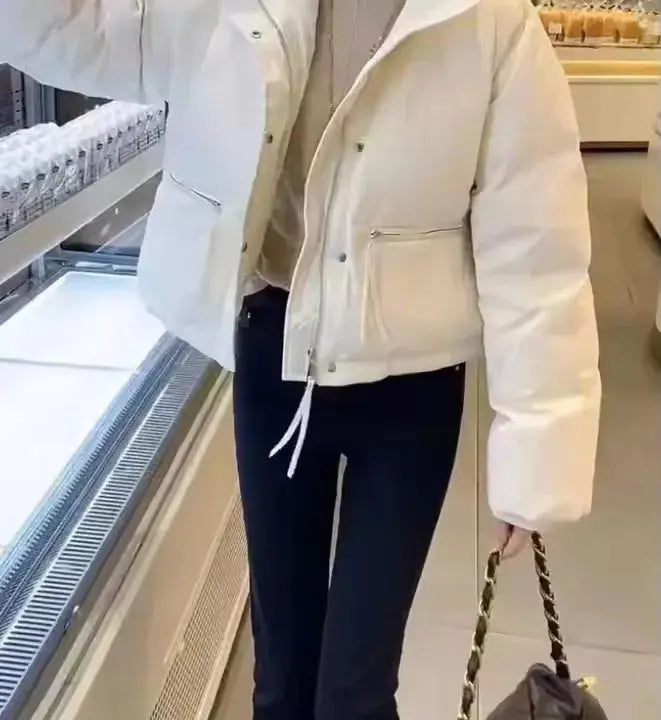 Stand Collar Thicken Bread Women Coat Tops for Winter RUZARO