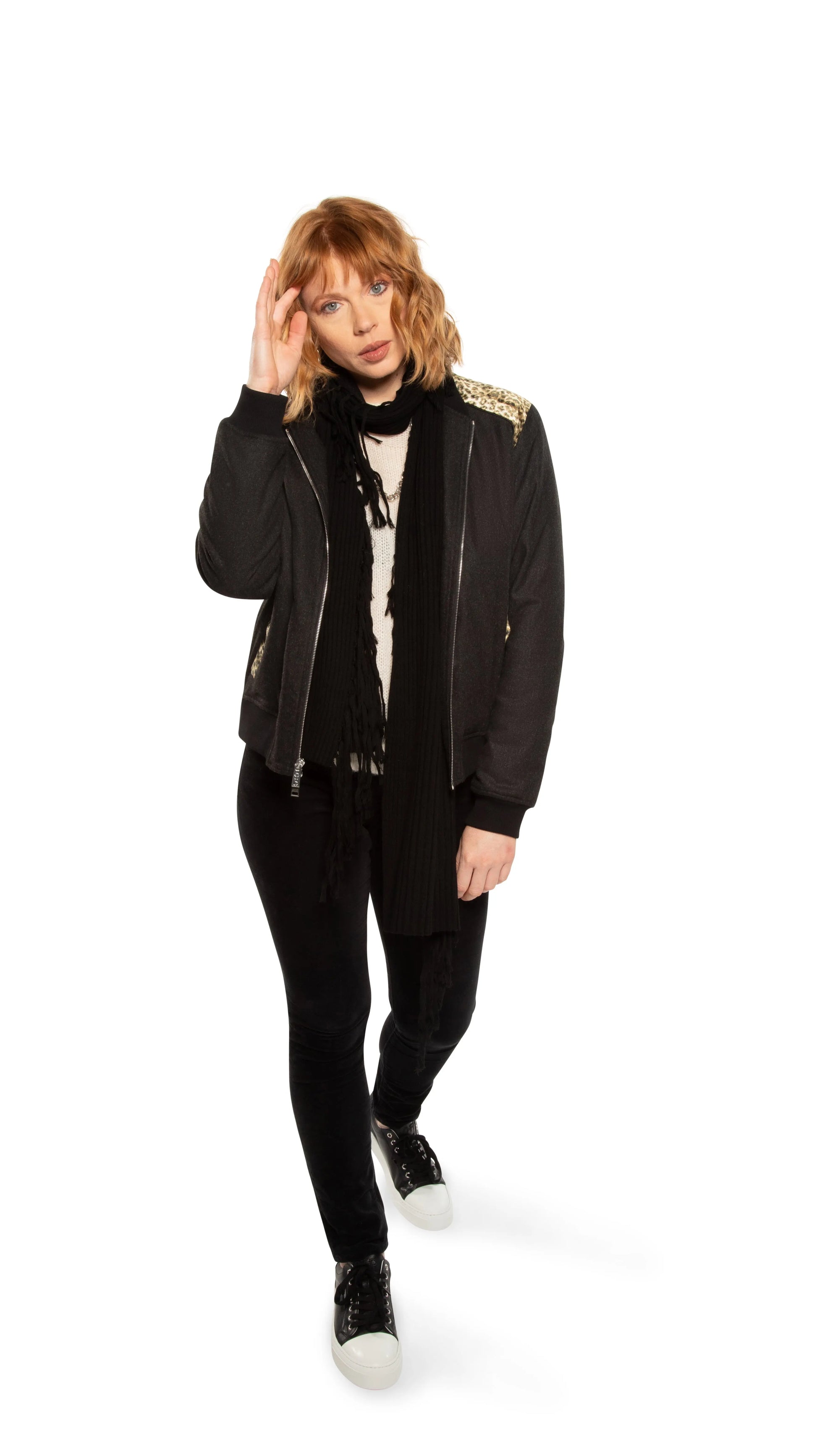 Leather Low-Top Sneaker (Black) OTD – ON THIS DAY