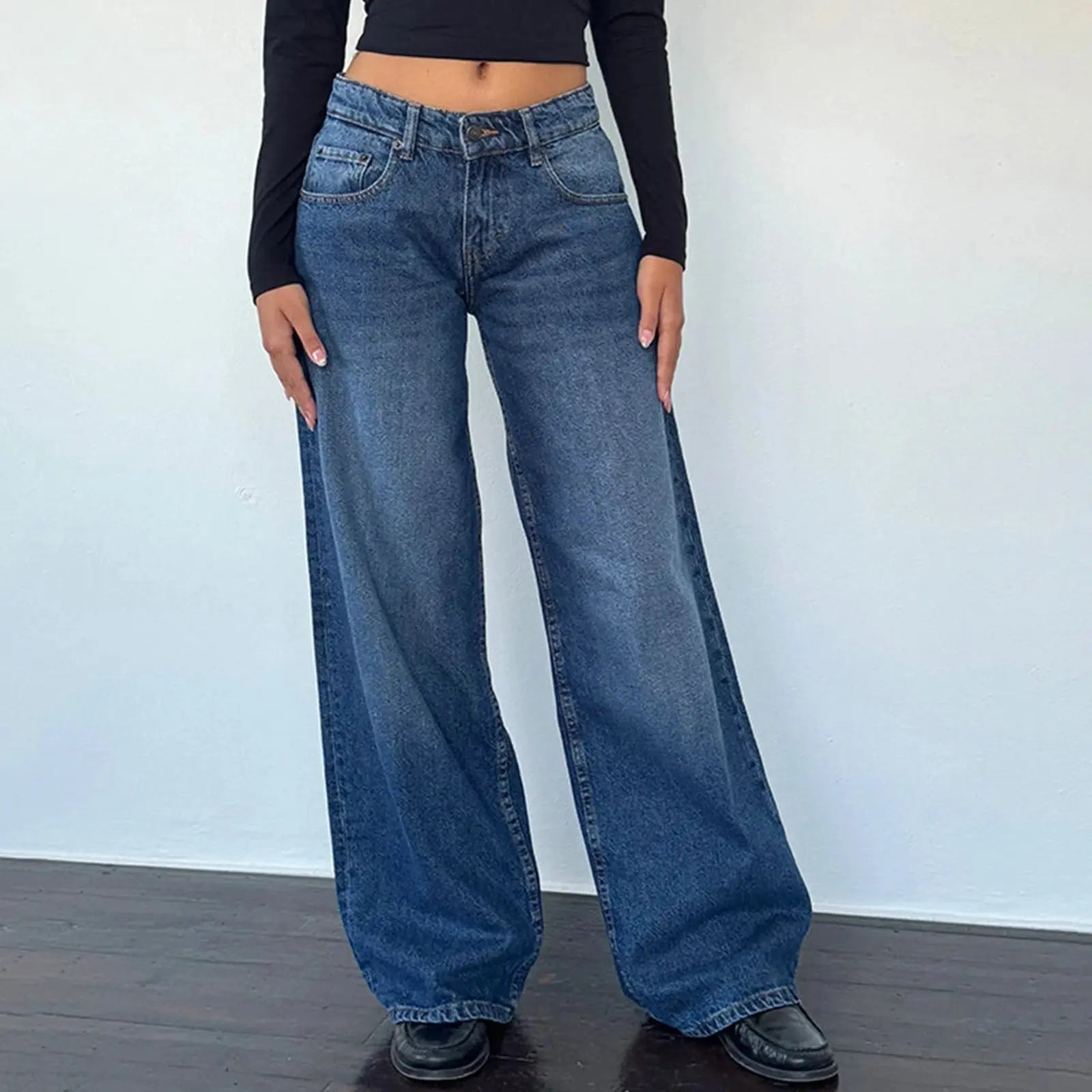 Baggy-Jeans für Damen, RUZARO