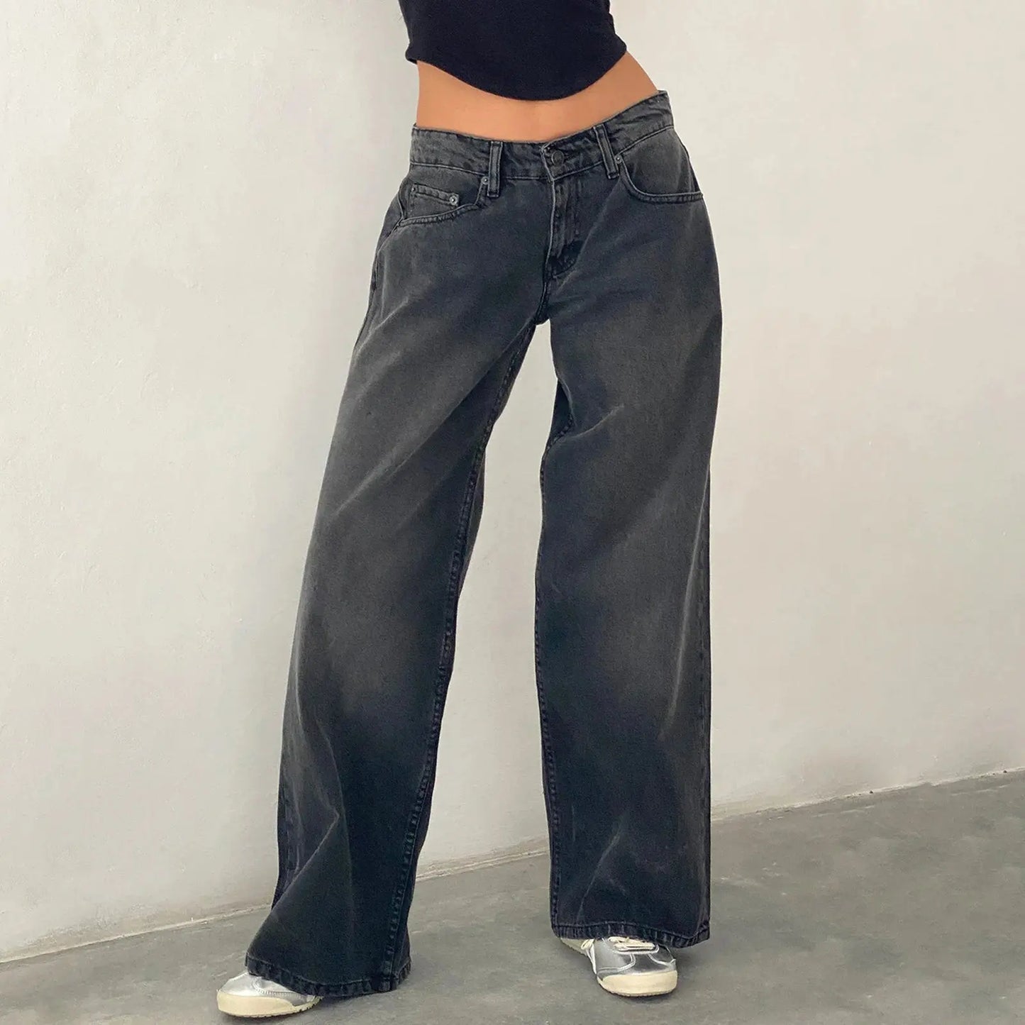 Baggy-Jeans für Damen, RUZARO