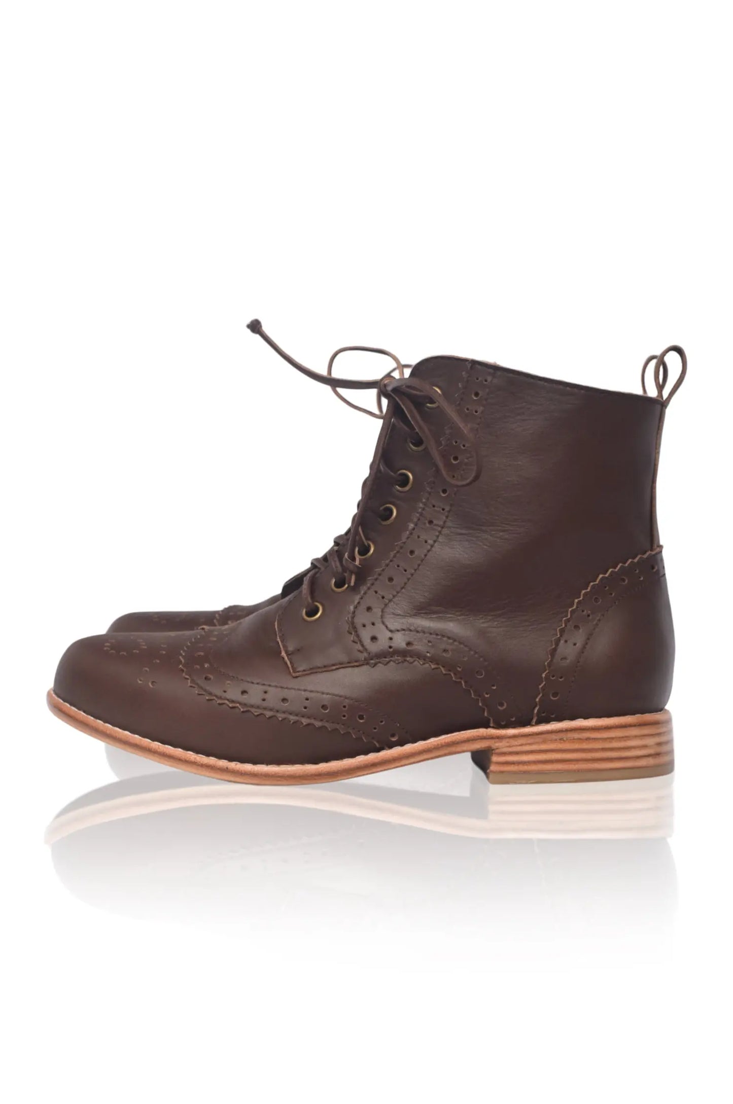 Salstice Brogue Leather Boots-5