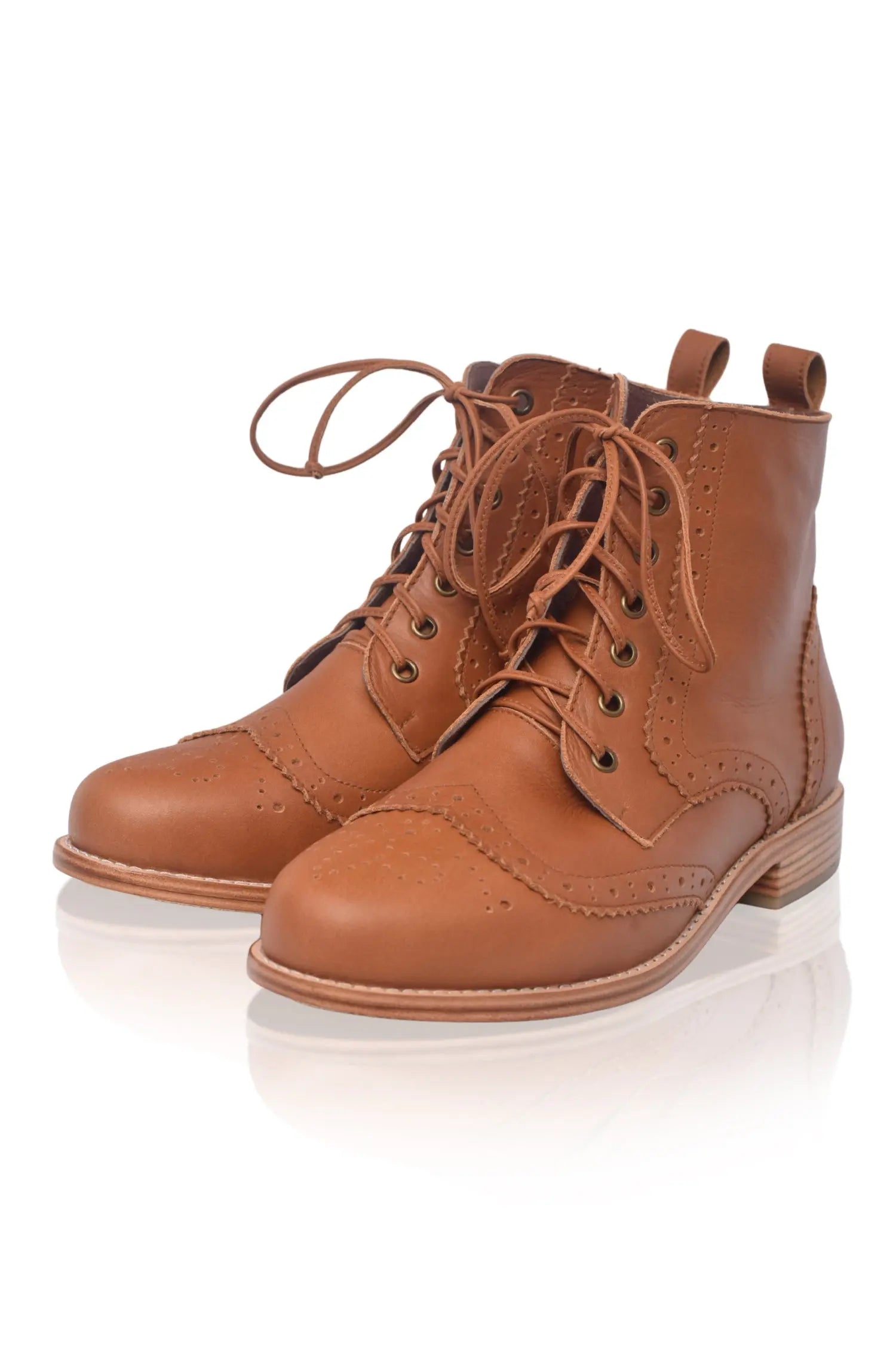 Salstice Brogue Leather Boots-4