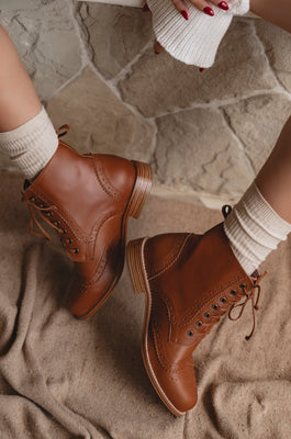 Salstice Brogue Leather Boots