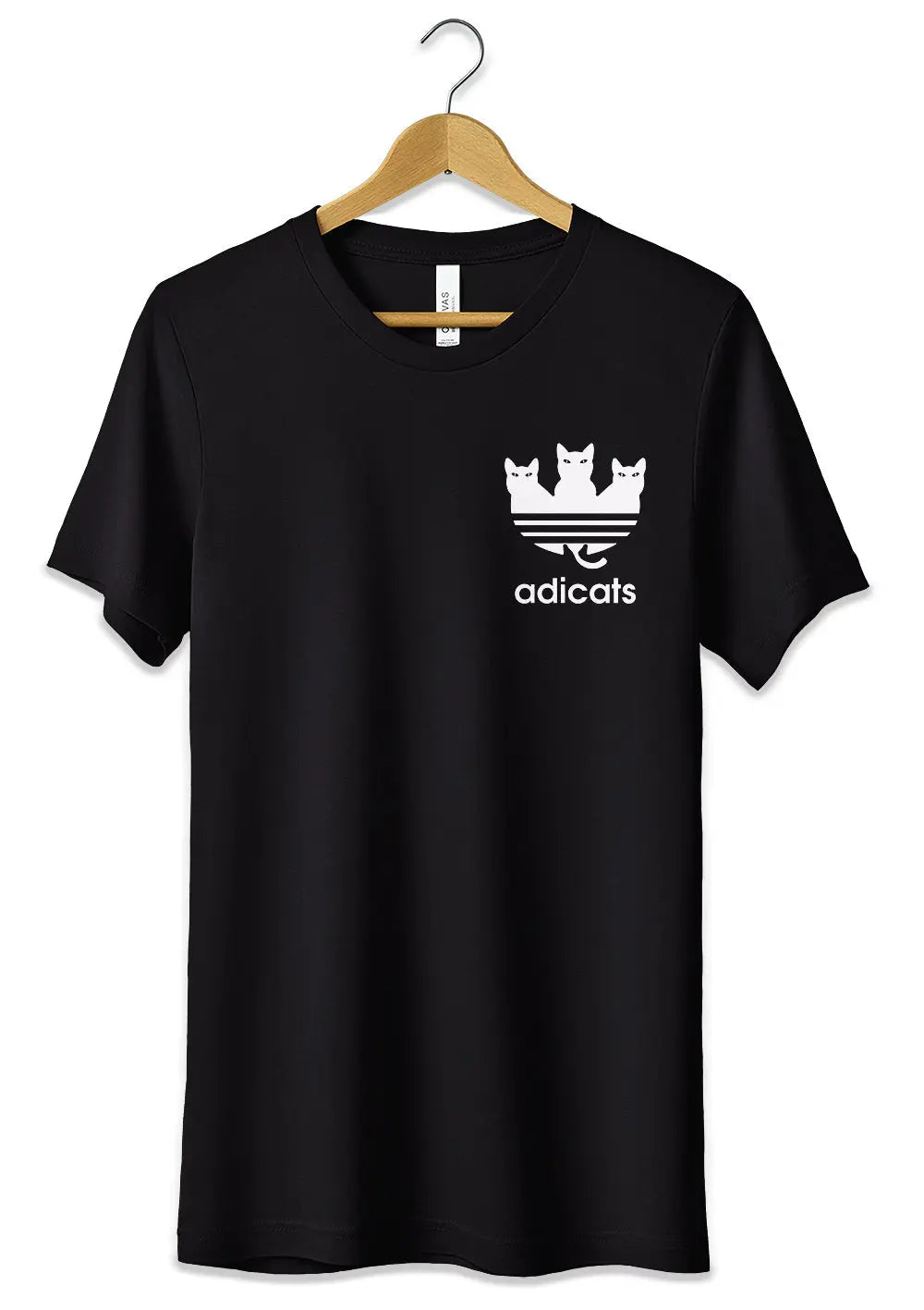 T-Shirt Maglietta Adicats Parodia Gatti Divertente Adidas CmrDesignStore