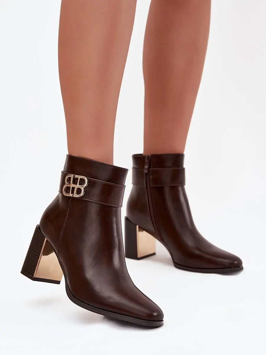 Heel boots model 220693 Step in style-0