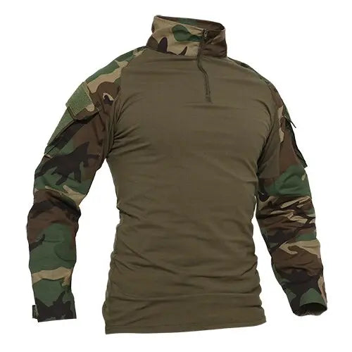 Tactical T-shirts Military Clothing Summer Long Sleeve Army Combat T-shirts Camouflage Airsoft tshirts Hunt Fish Tees-7