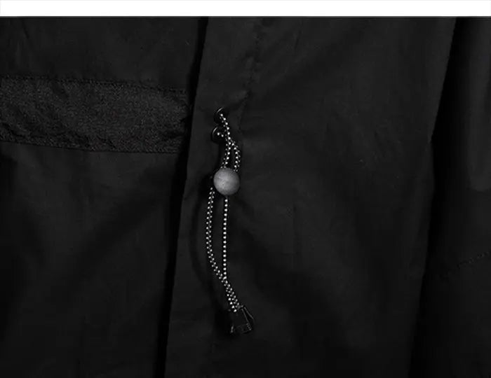 Hip Hop T Shirts Streetwear Men Loose Elastic Band Back Tops  Fashion Summer Harajuku Short Sleeves Shirts-2