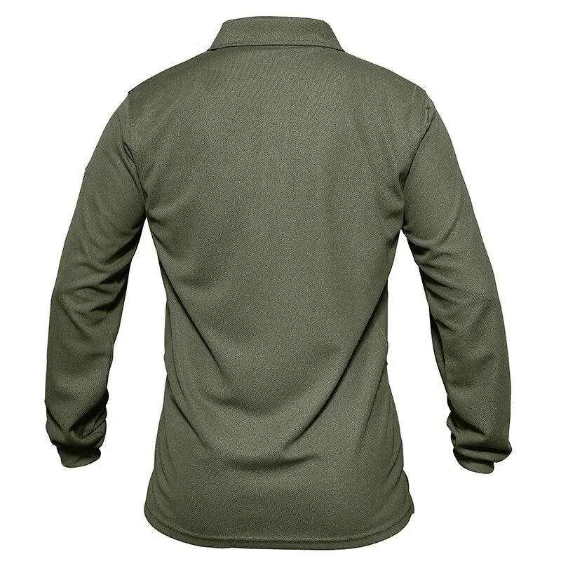 Men Army T Shirts Long Sleeve Military T-Shirts Summer Quick Dry Tactical Combat Tshirts Man Airsoft Hike Tee Shirts-2